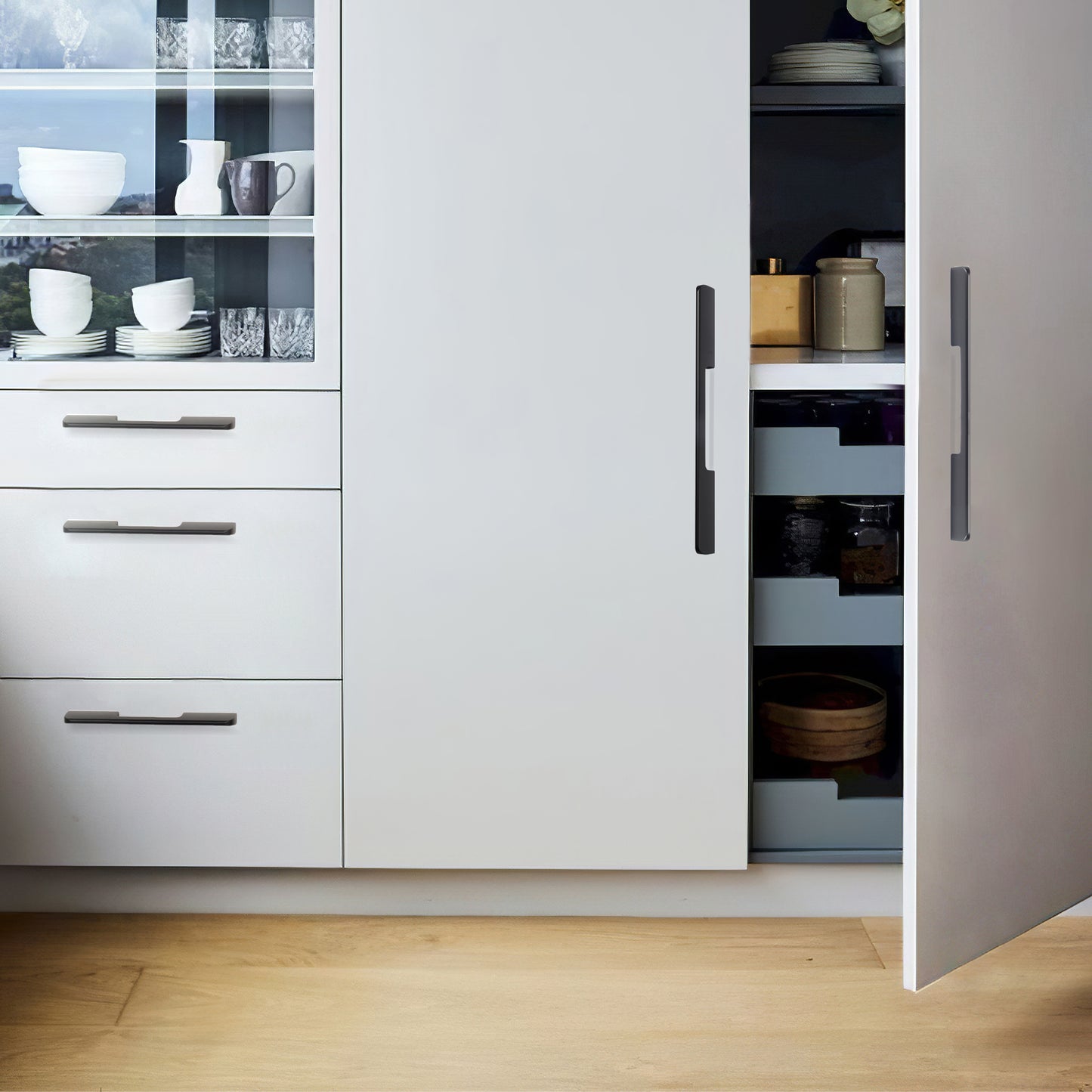 Satanga cabinet handle 9130 black 128mm