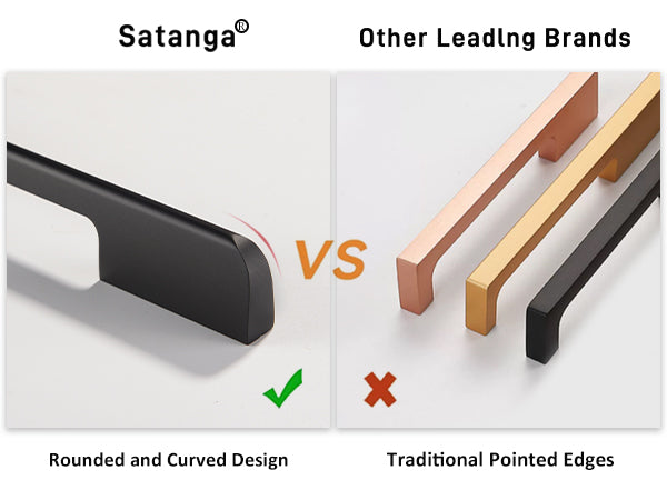 Satanga cabinet handle 9130 black 128mm