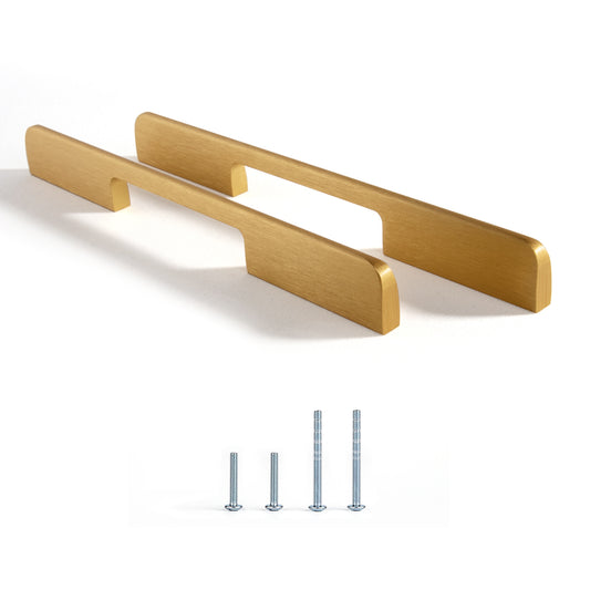 Satanga cabinet handle 9130 224mm Brass