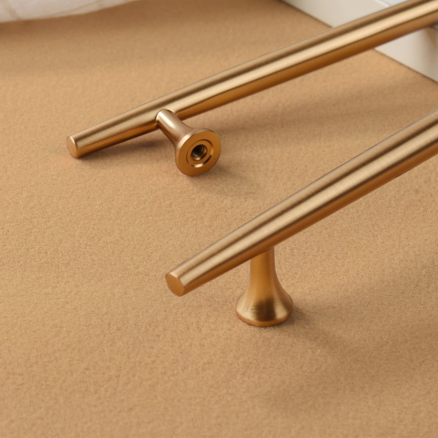 Satanga Finger Edge Pulls for Cabinets Champagne Bronze 128mm