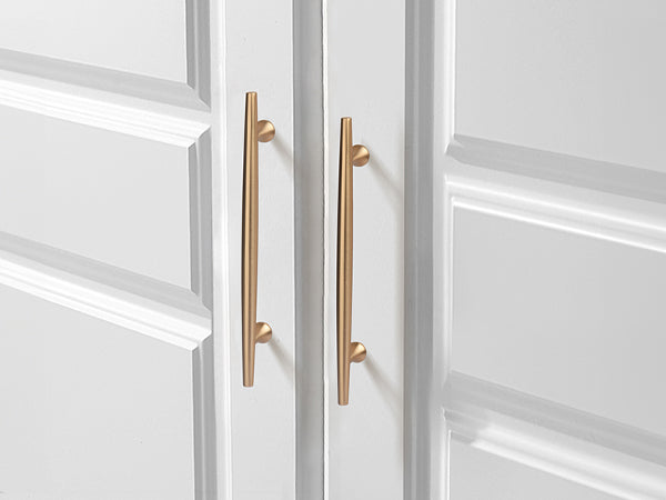 Satanga Finger Edge Pulls for Cabinets Champagne Bronze 128mm