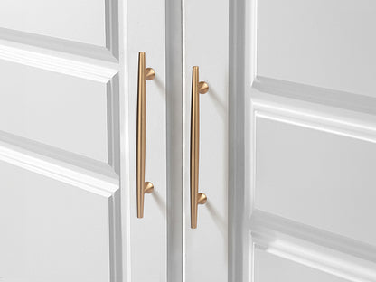 Satanga Finger Edge Pulls for Cabinets Champagne Bronze 128mm