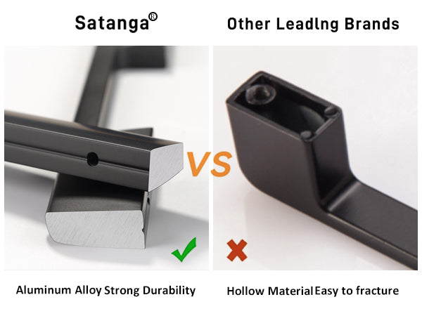 Satanga cabinet handle 9130 black 128mm